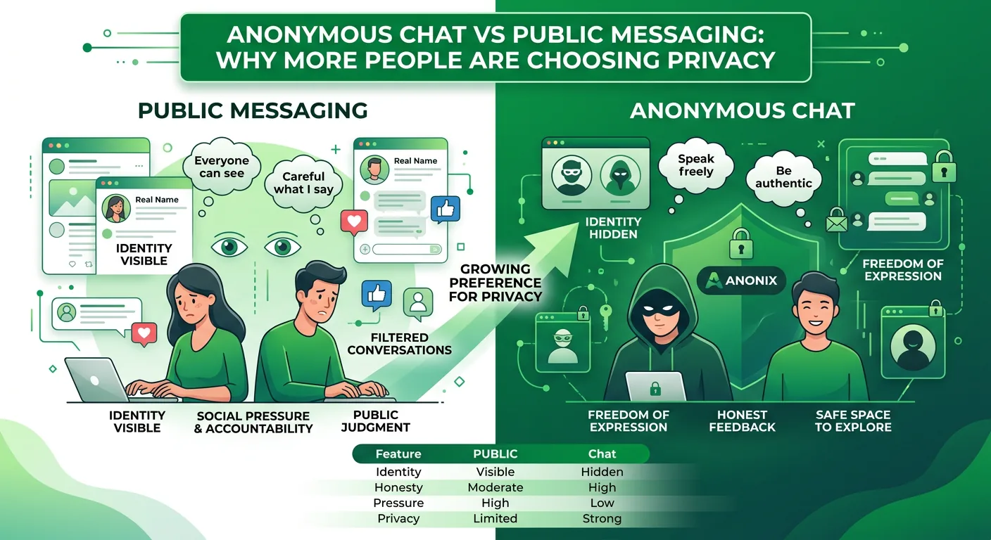 Anonymous Chat vs Public Messaging: Why More People Are Choosing Privacy